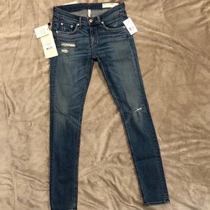 Rag & Bone distressed skinny jean